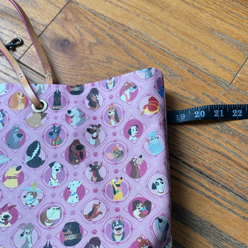 Dooney & Bourke Pink Dog Tote - Picture 7 of 9